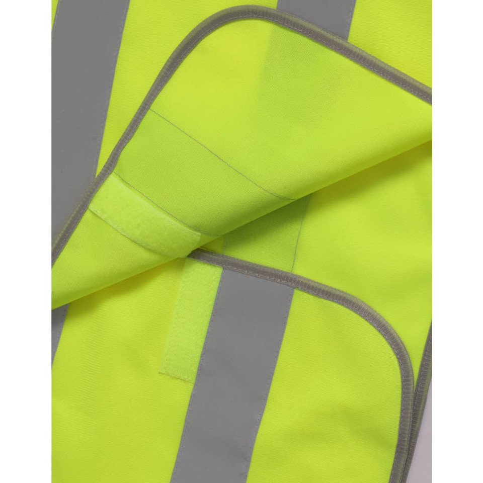 Hi Vis Safety Vest With Shoulder Reflective Tapes