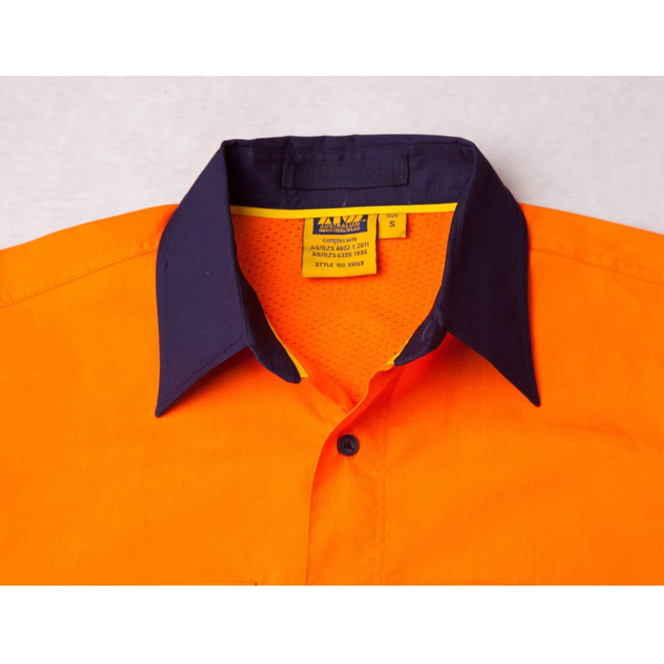 Hi-Vis Cotton Rip-Stop L/S Shirt 3M Tape