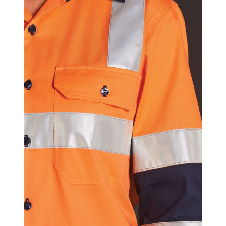 Biomotion Two Tone Safety Shirt With X Tape