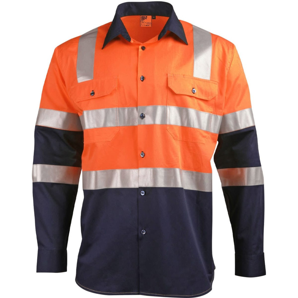 Biomotion Two Tone Safety Shirt With X Tape