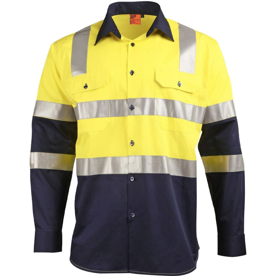 Biomotion Two Tone Safety Shirt With X Tape