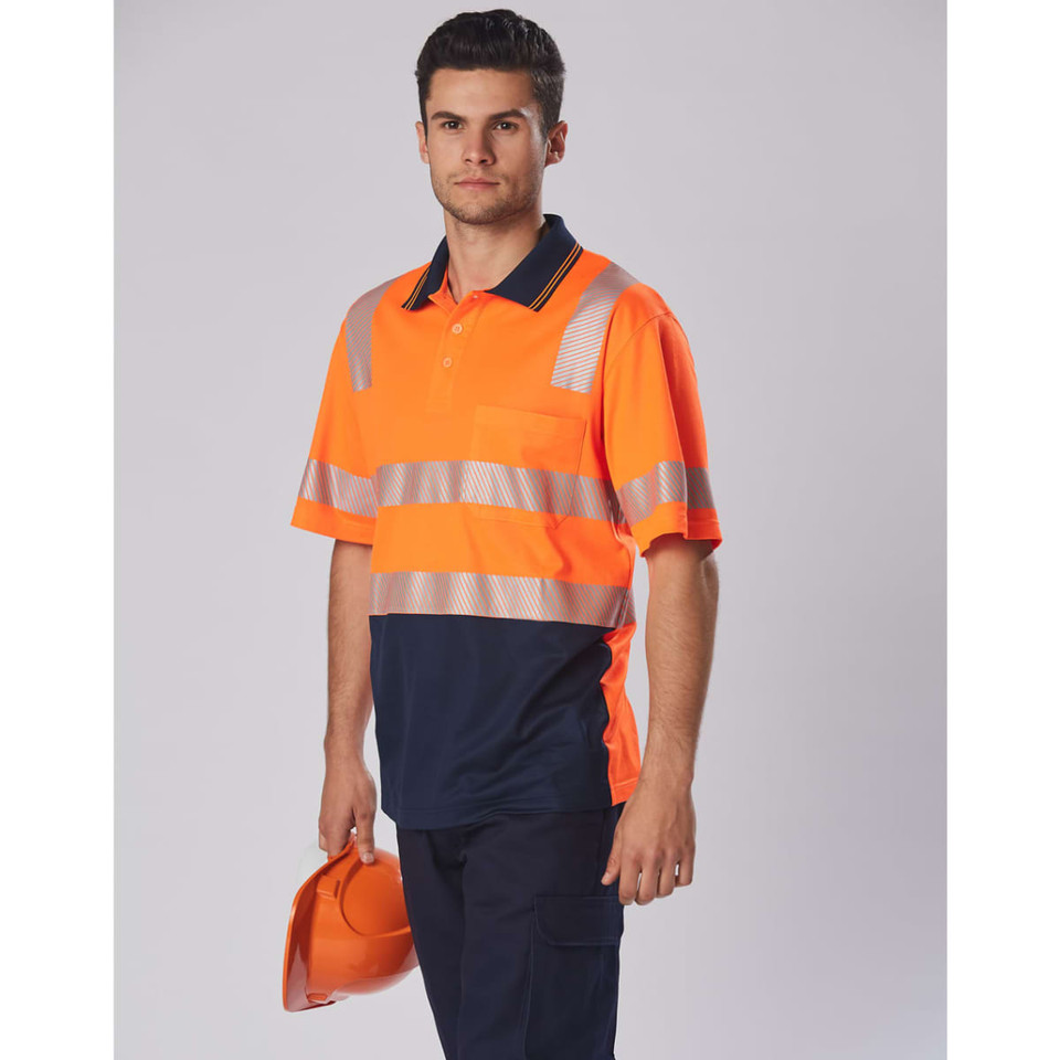 Biomotion Segmented Truedry S/S Safety Polo