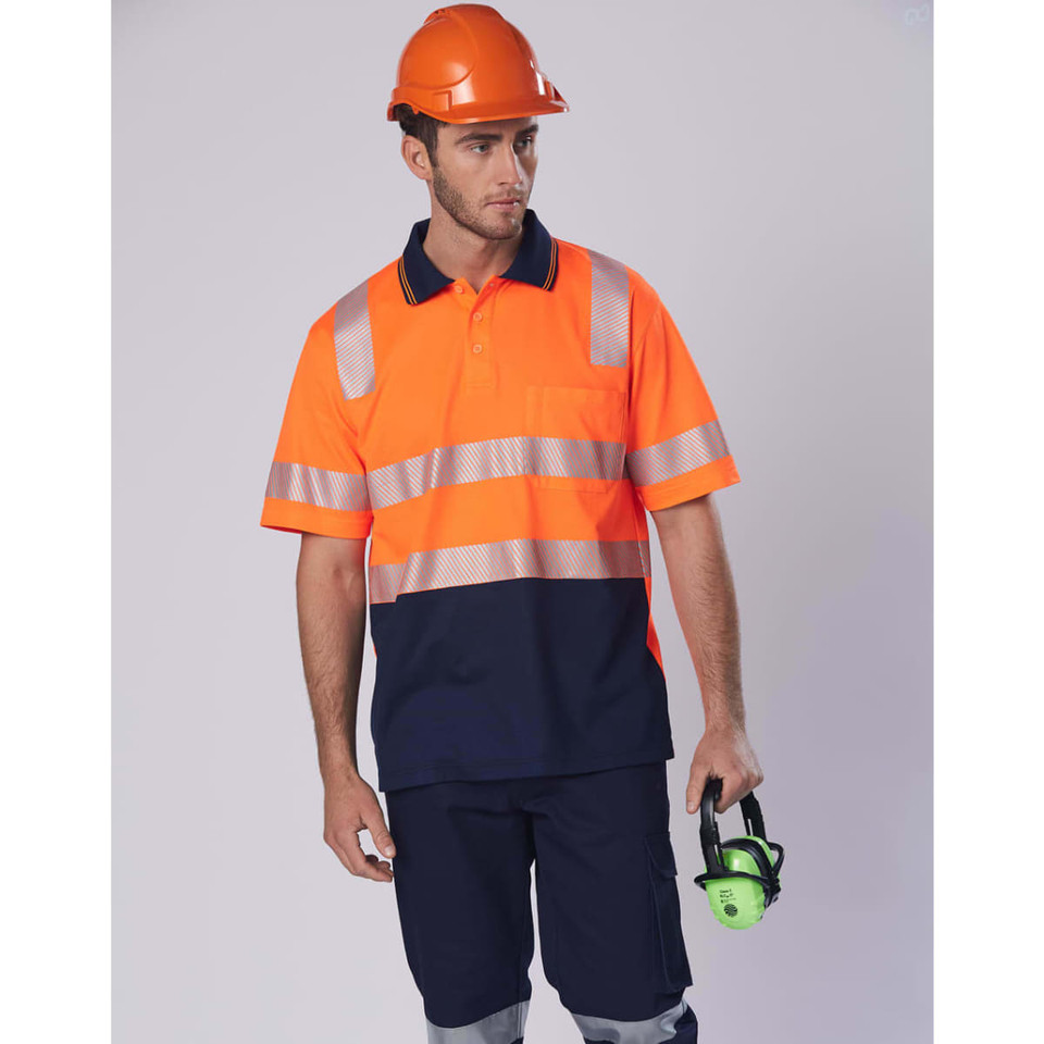 Biomotion Segmented Truedry S/S Safety Polo