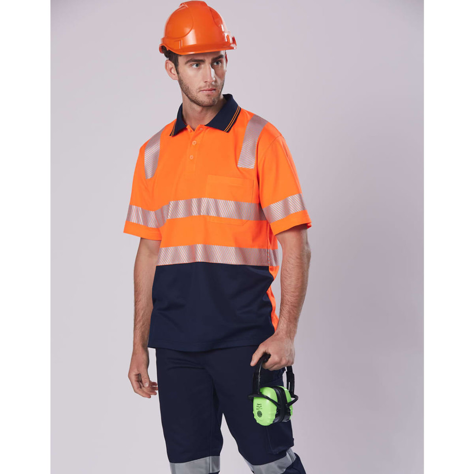 Biomotion Segmented Truedry S/S Safety Polo