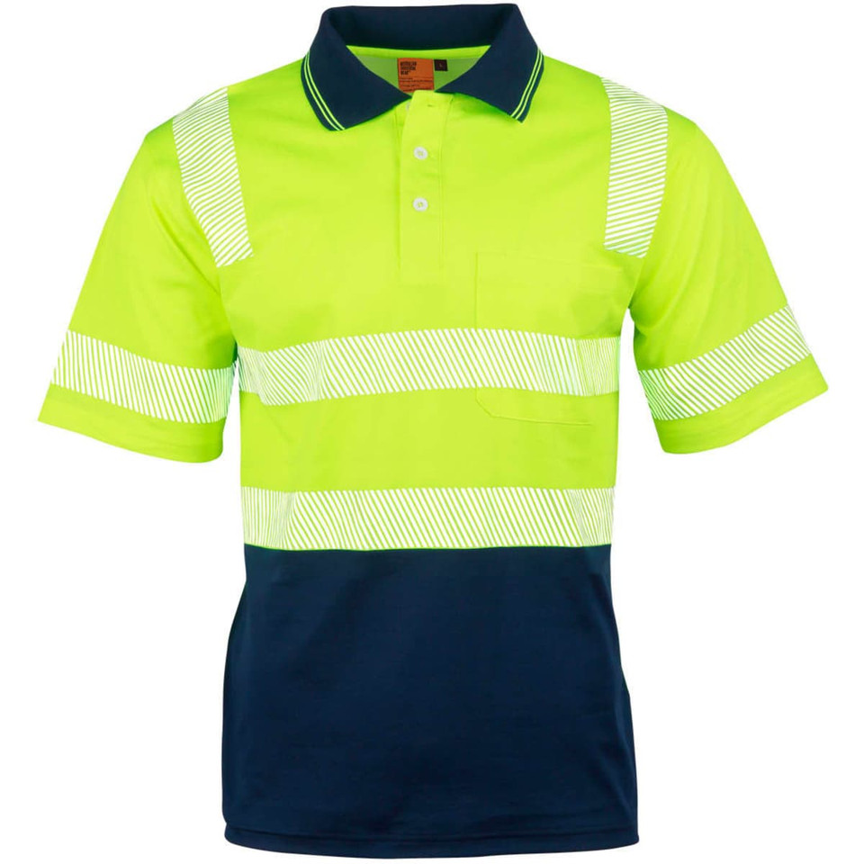 Biomotion Segmented Truedry S/S Safety Polo