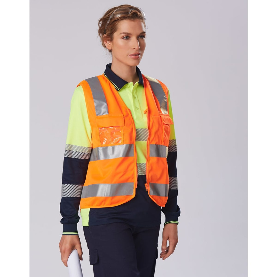 Biomotion Segmented Truedry L/S Safety Polo