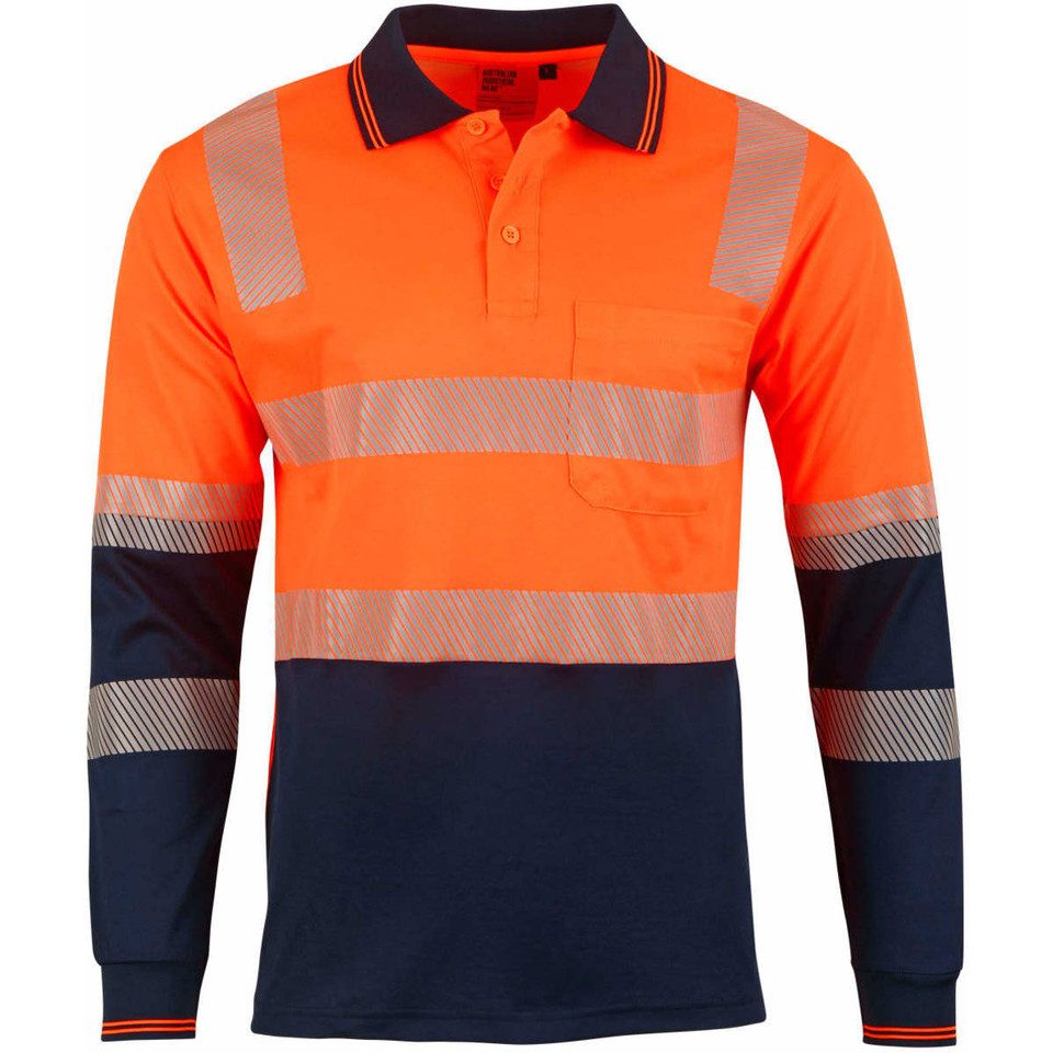 Biomotion Segmented Truedry L/S Safety Polo