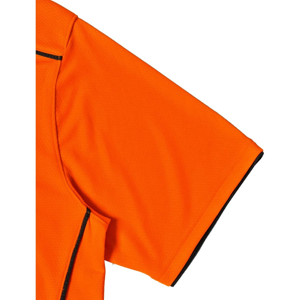 Hi-Vis Bamboo Charcoal Vented S/S Polo