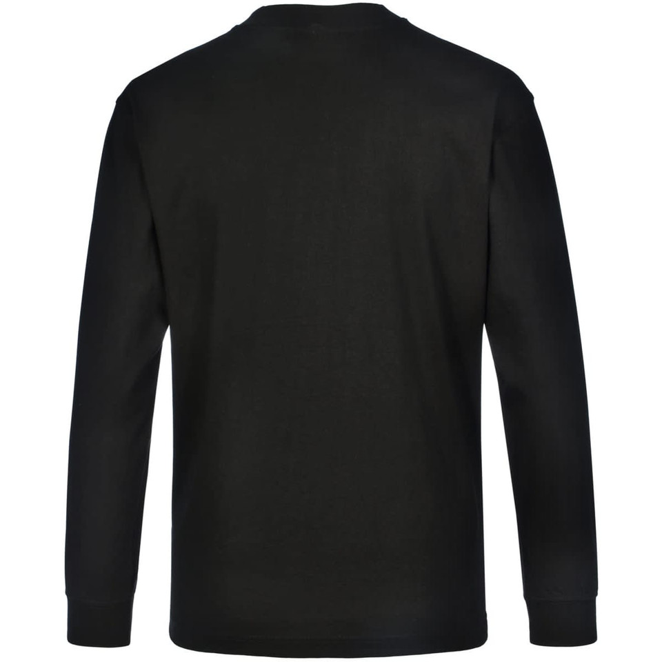 mens cotton crew neck L/S tee