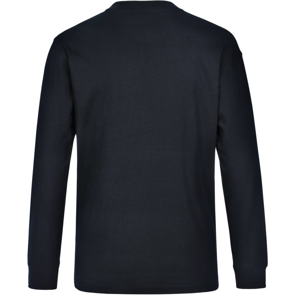 mens cotton crew neck L/S tee