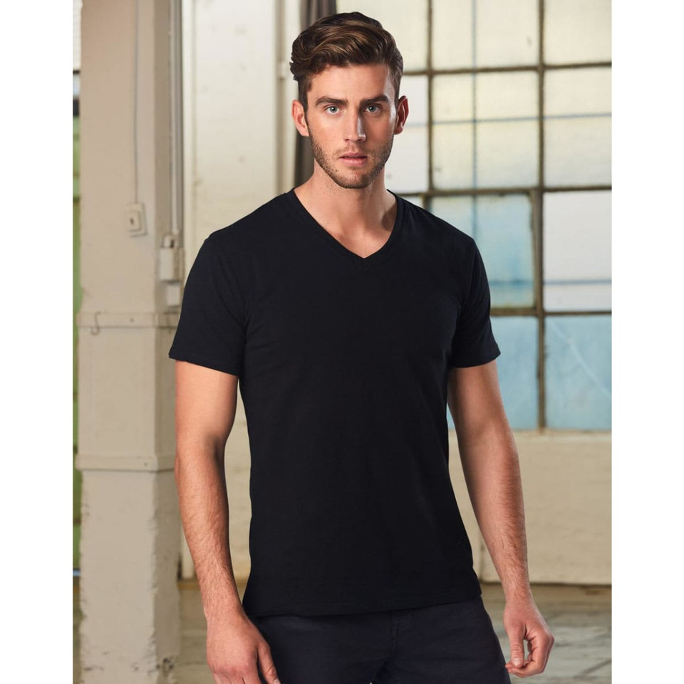 Men's V-Neck Short Sleeves Tee
