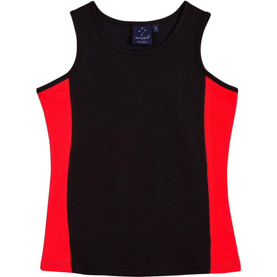 ladies truedry contrast singlet