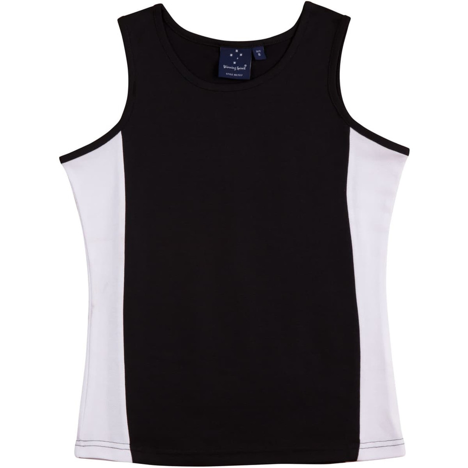 ladies truedry contrast singlet