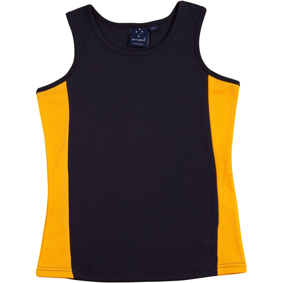 ladies truedry contrast singlet