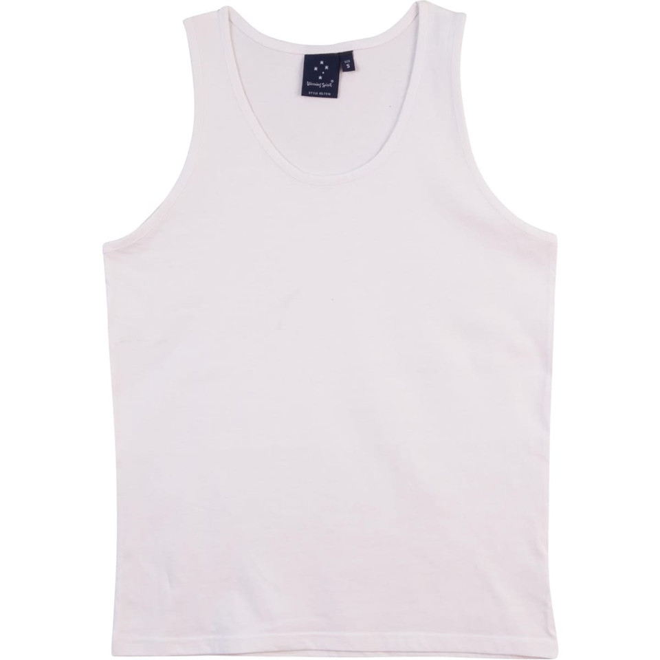 Men's cotton singlet