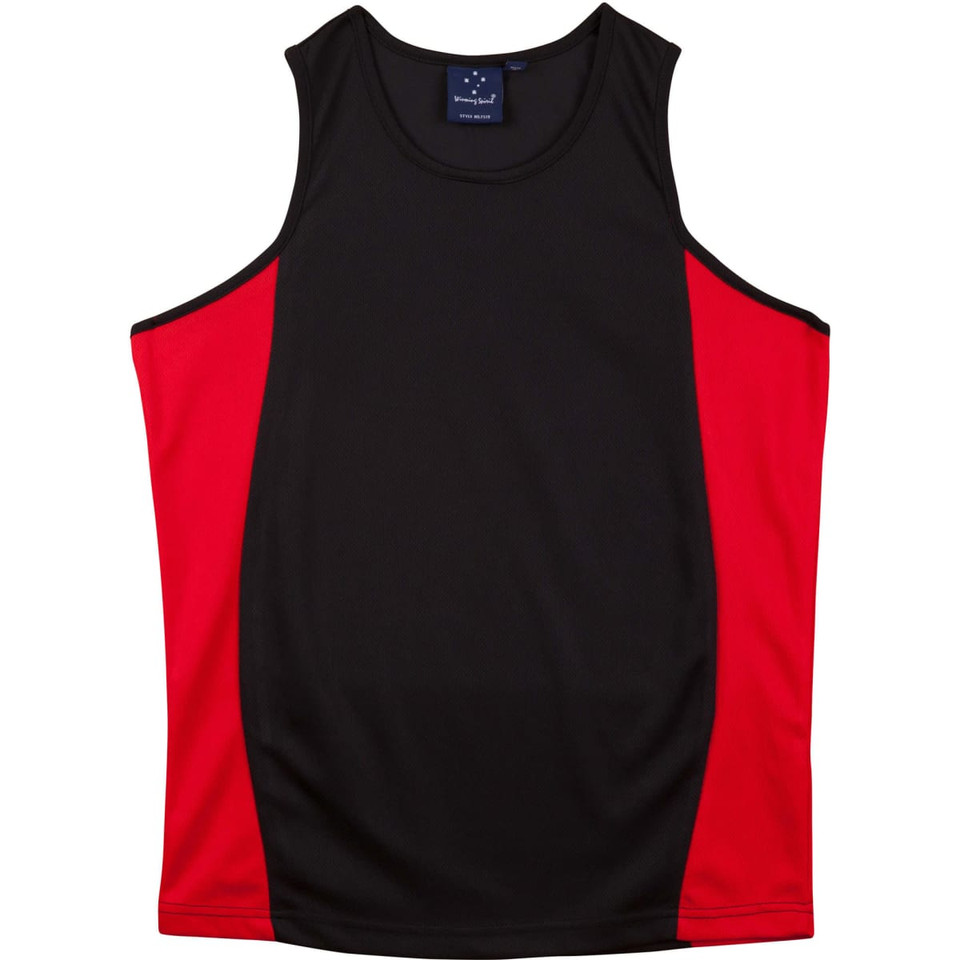 Men's Truedry Contrast Mesh Singlet