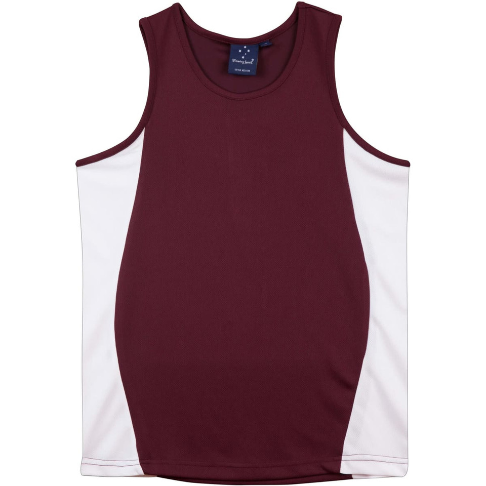Men's Truedry Contrast Mesh Singlet