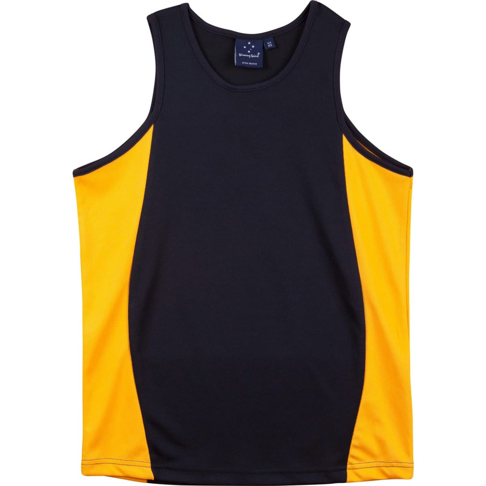 Men's Truedry Contrast Mesh Singlet