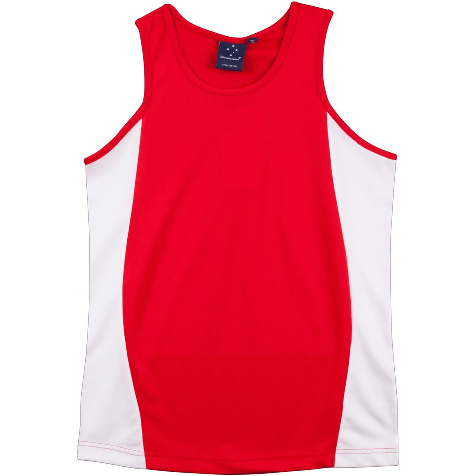 Men's Truedry Contrast Mesh Singlet
