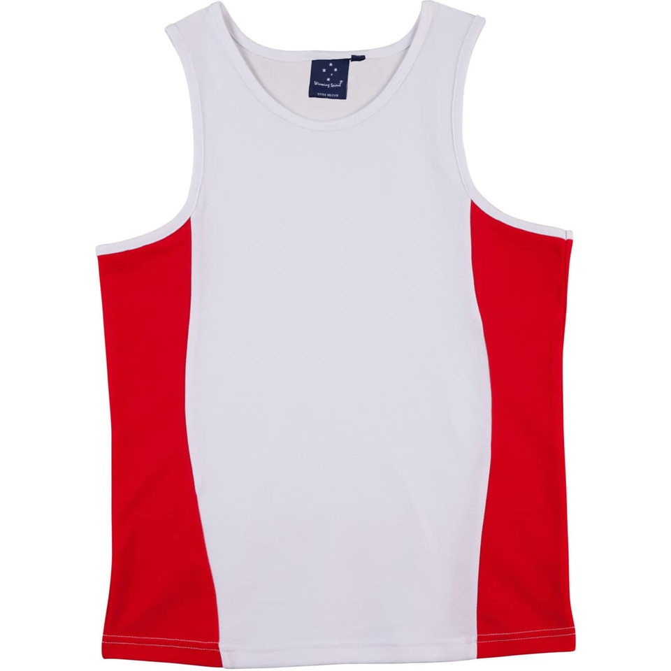 Men's Truedry Contrast Mesh Singlet