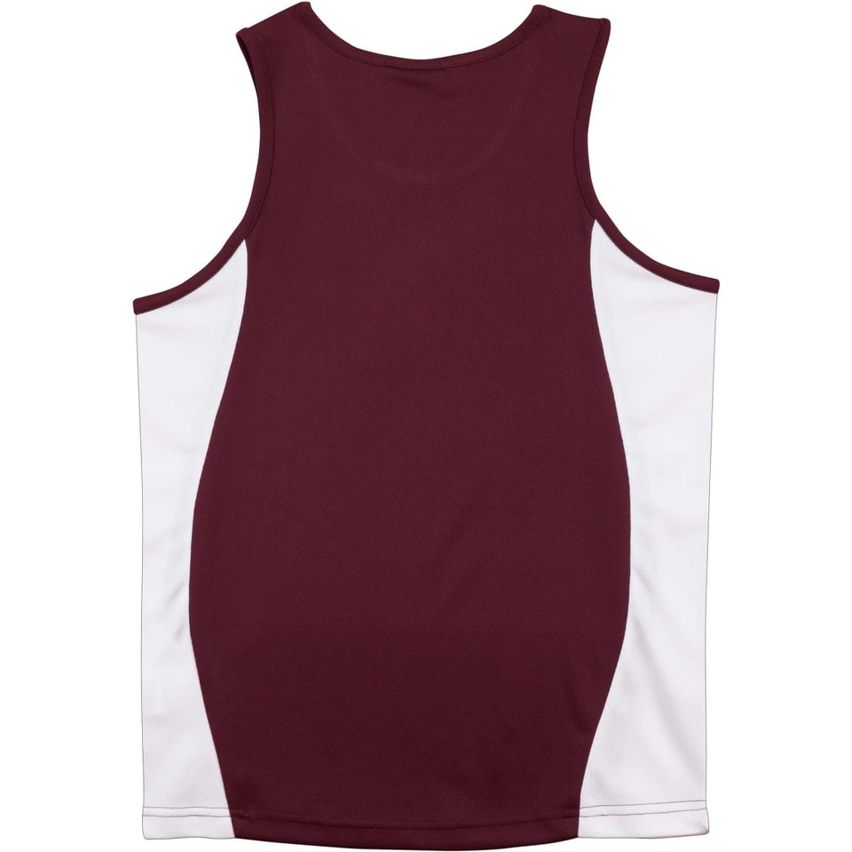 Kid's truedry contrast mesh singlet