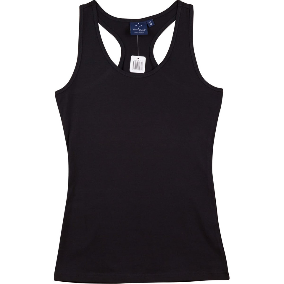 Ladies' Fitted Stretch Singlet