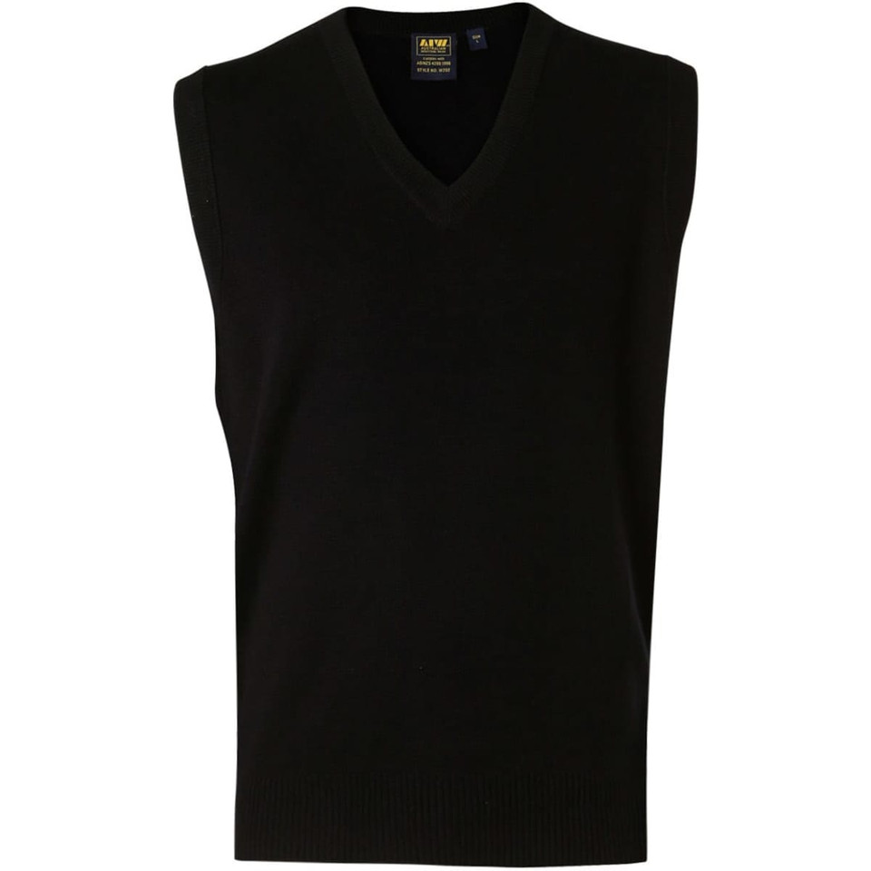 V Neck Wool / Acrylic Knit Vest