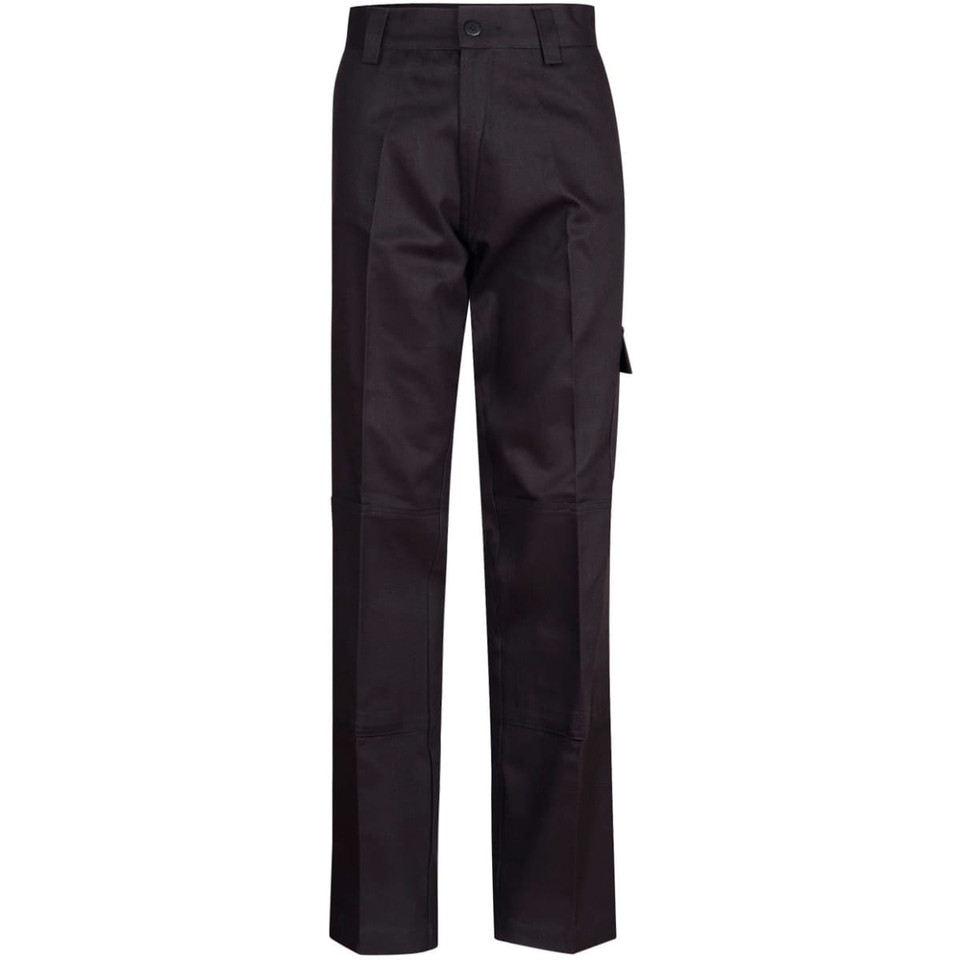 Men's Cotton Drill Pre-shrunk Cargo Pants With Knee Pads