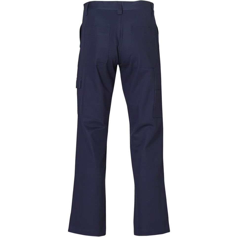 Men's Cotton Drill Pre-shrunk Cargo Pants With Knee Pads