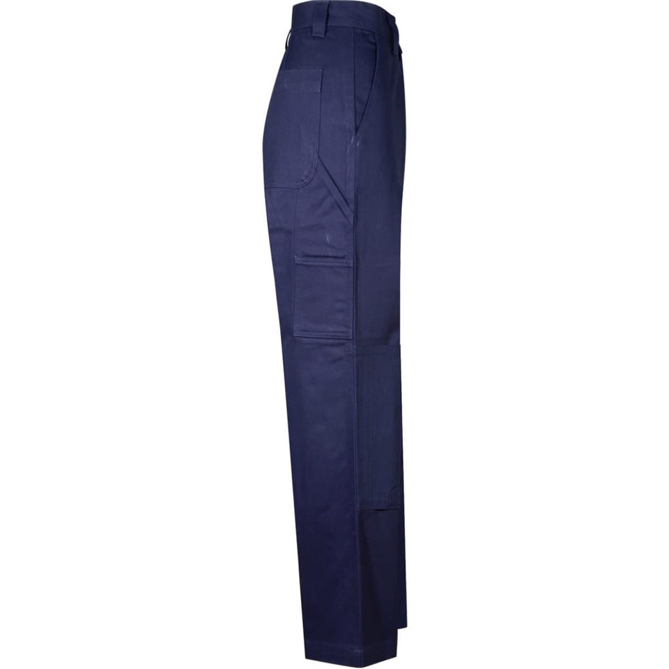 Men's Cotton Drill Pre-shrunk Cargo Pants With Knee Pads