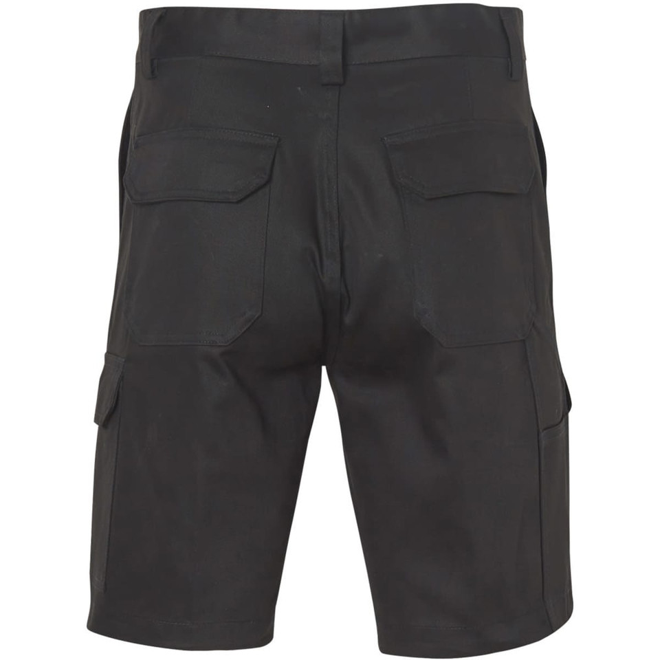 mens hvy cotton pre-shr drill short