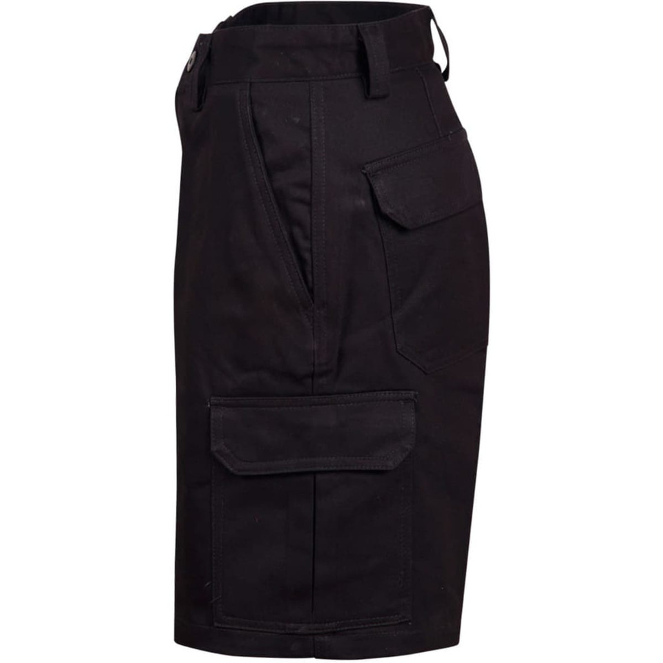 mens hvy cotton pre-shr drill short