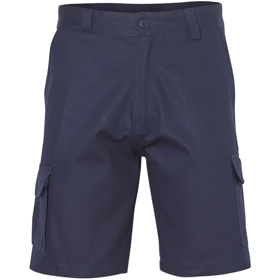 mens hvy cotton pre-shr drill short