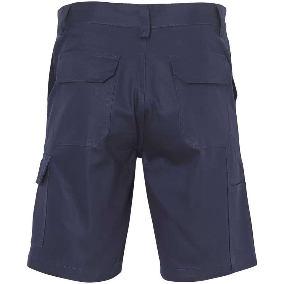 mens hvy cotton pre-shr drill short