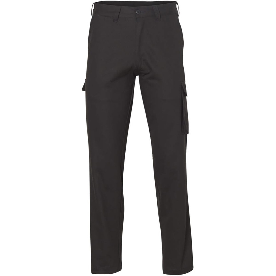 drill pant pockets on leg / stout fit