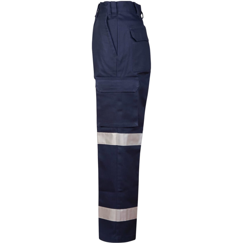 Drill pant pockets on leg with 3M Tapes