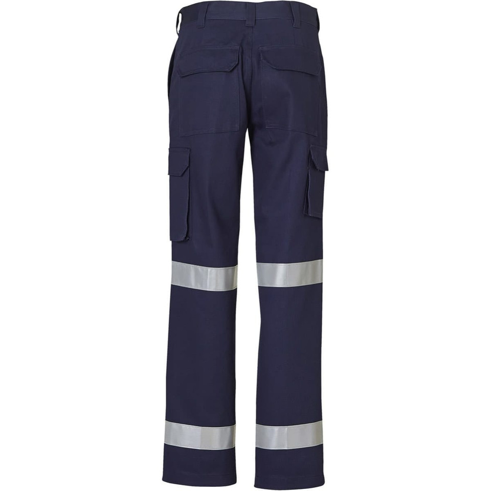 Ladies' Heavy Cotton Pre-Shrunk Drill Pant with 3M Tape