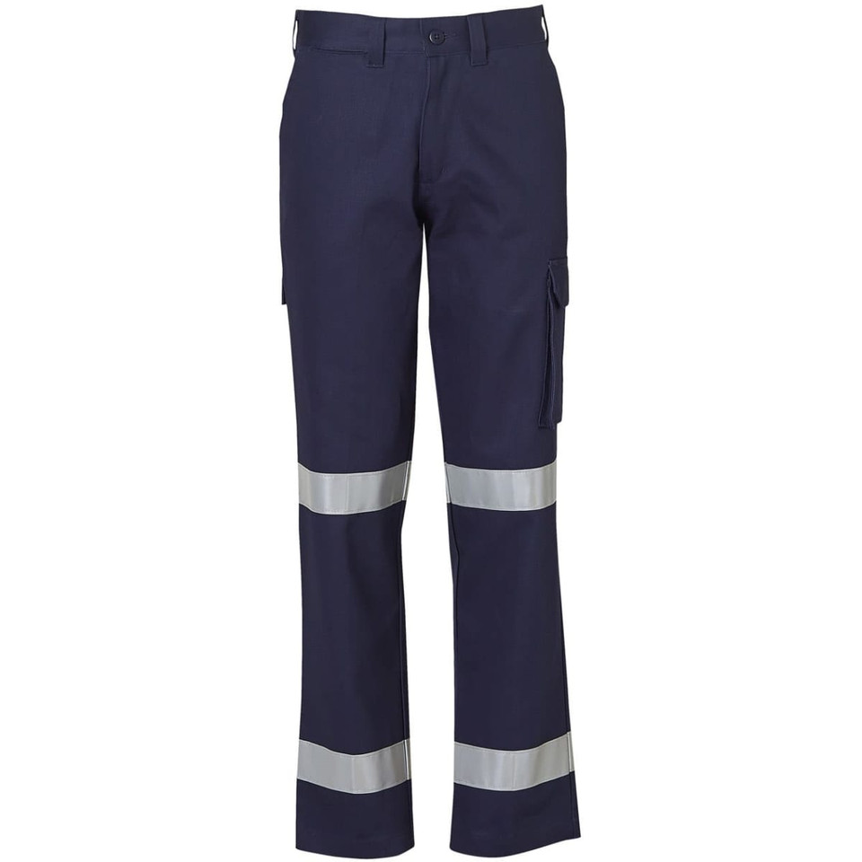 Ladies' Heavy Cotton Pre-Shrunk Drill Pant with 3M Tape