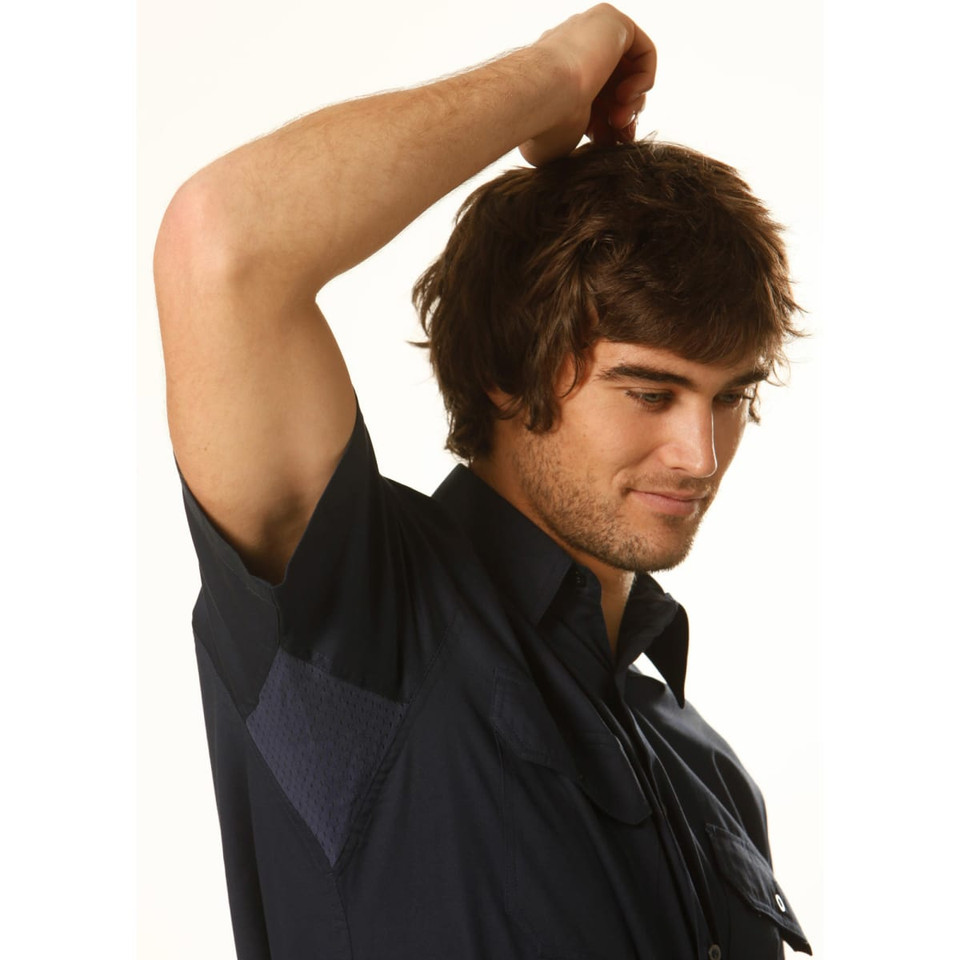 cool-breeze S/S cotton work shirt