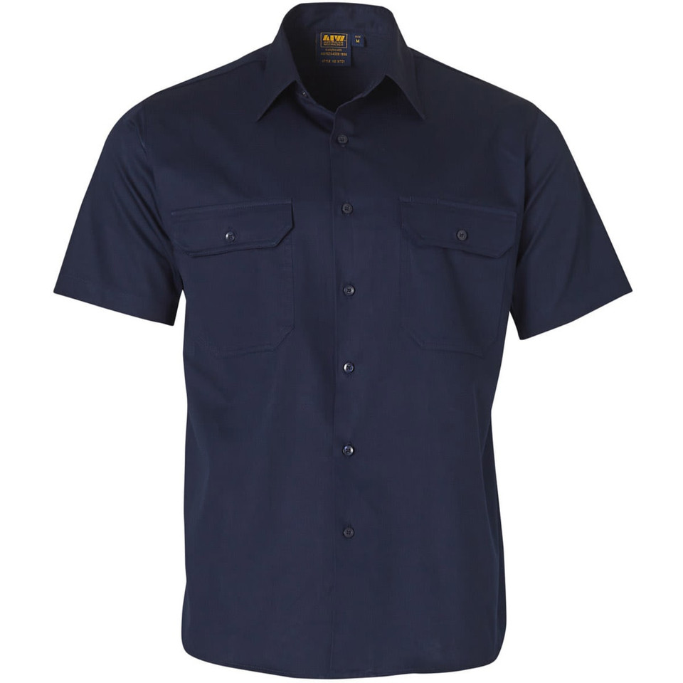 cool-breeze S/S cotton work shirt
