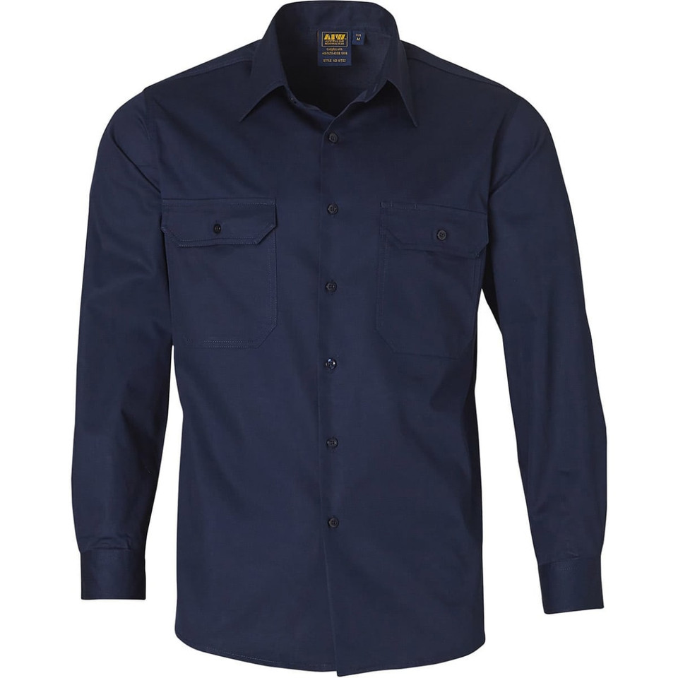 cool-breeze L/S cotton work shirt