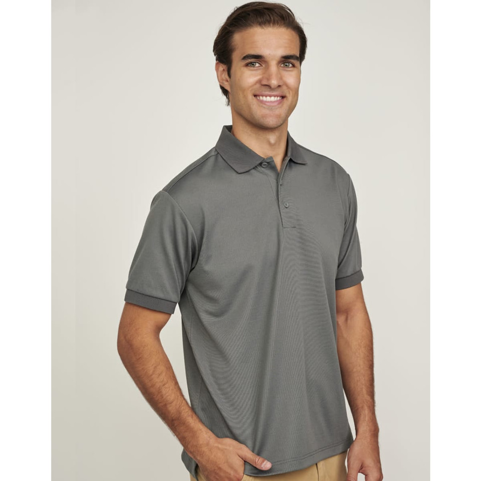 Men's Sustainable Poly/Cotton Corporate S/S Polo