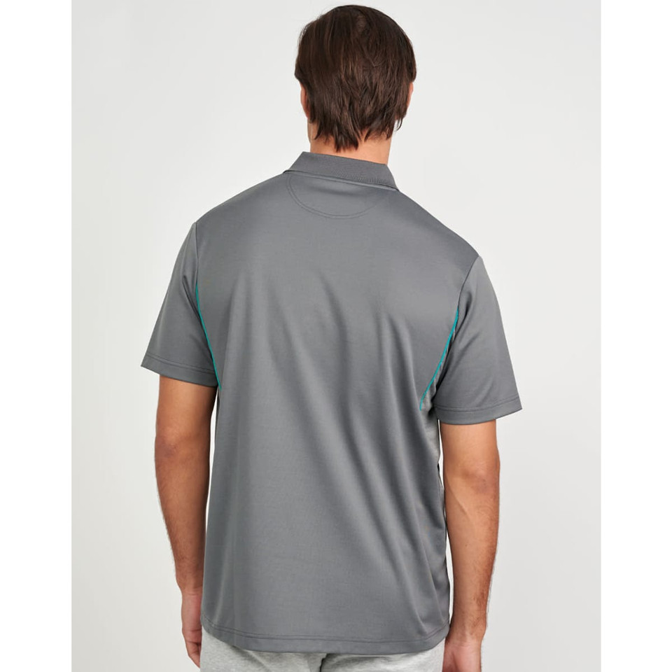 Men's Sustainable Poly/Cotton Contrast S/S Polo