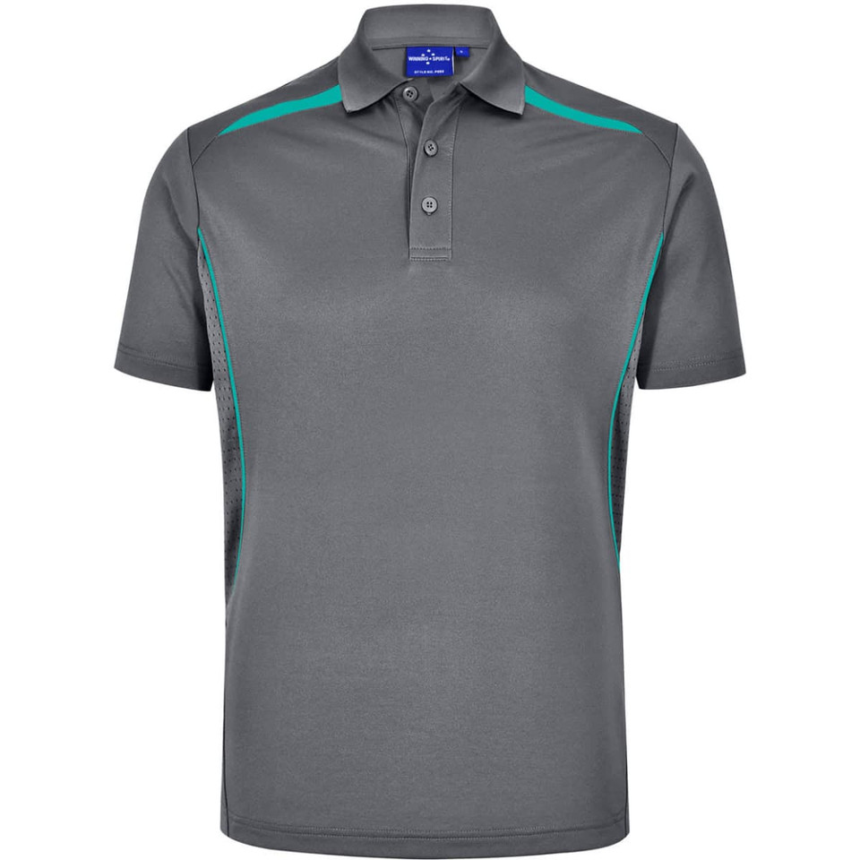 Men's Sustainable Poly/Cotton Contrast S/S Polo