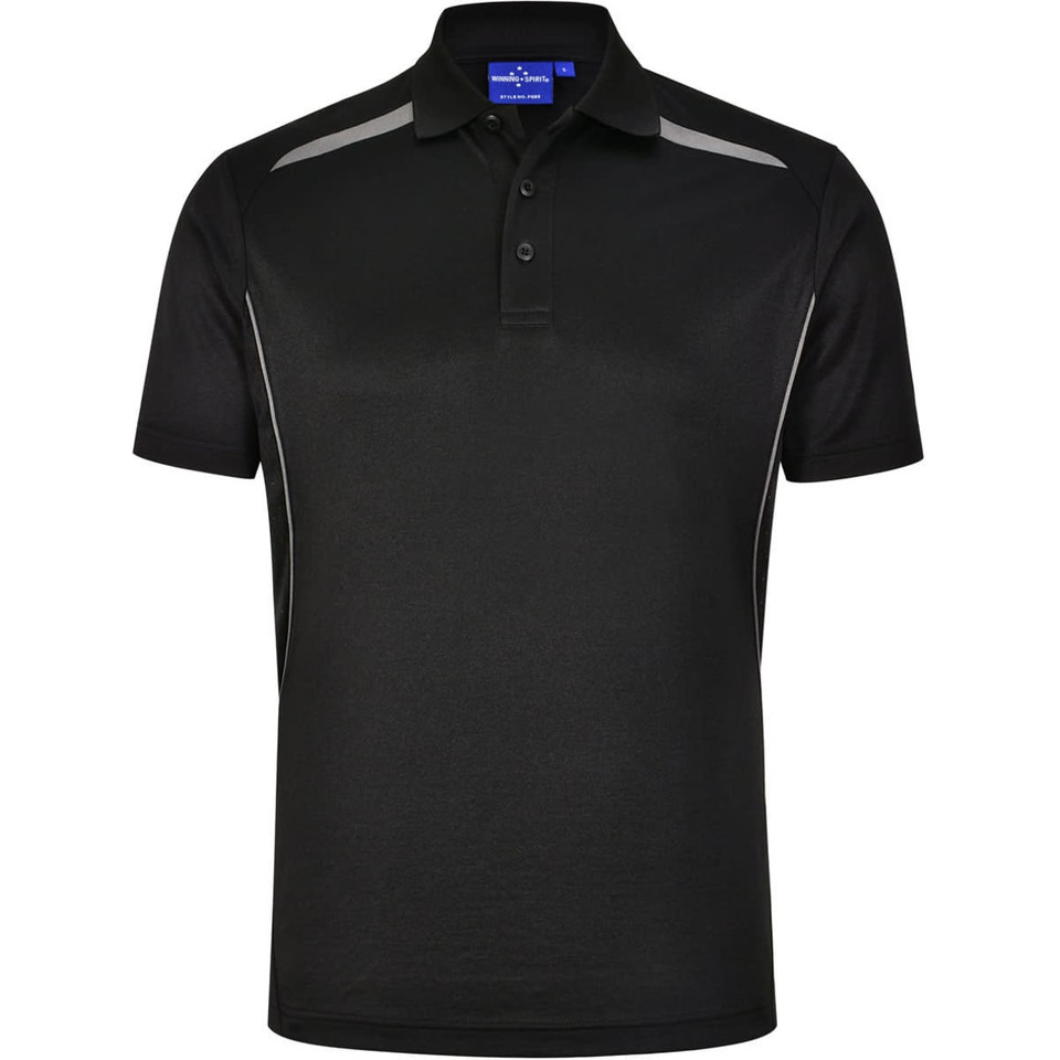 Men's Sustainable Poly/Cotton Contrast S/S Polo