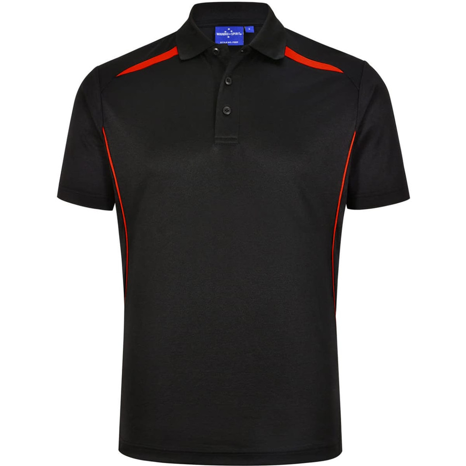 Men's Sustainable Poly/Cotton Contrast S/S Polo