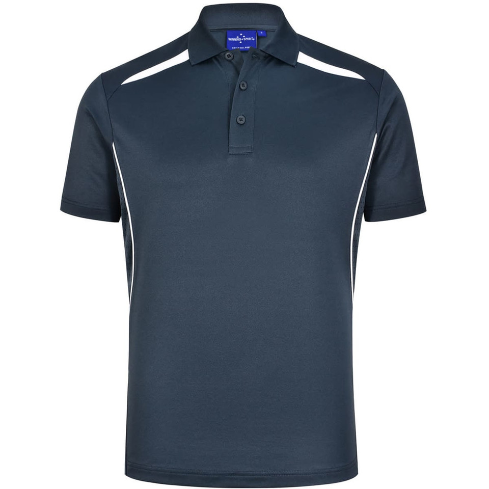 Men's Sustainable Poly/Cotton Contrast S/S Polo