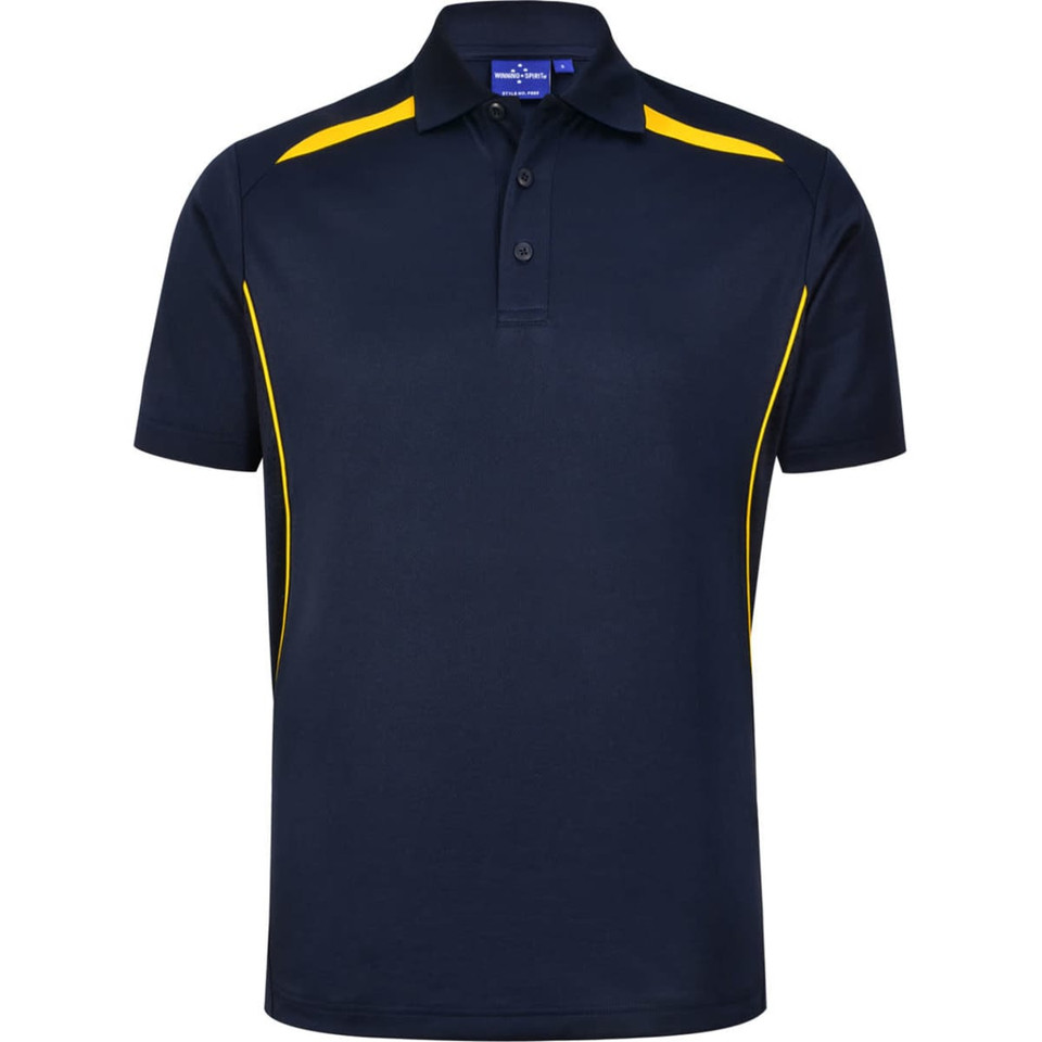 Men's Sustainable Poly/Cotton Contrast S/S Polo