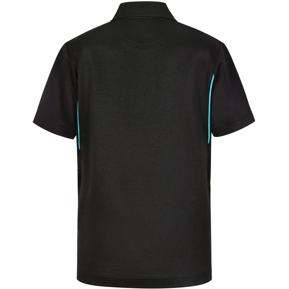 Kids' Sustainable Poly/Cotton Contrast S/S Polo