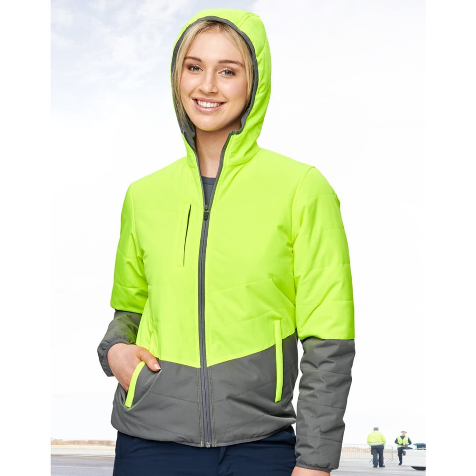 Hi-Vis Quilted Two Tone Safety Jacket